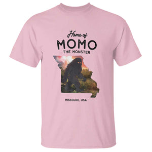 Momo The Monster Folklore T Shirt Louisiana Missouri Cryptid Lover Gift TS12 Light Pink Print Your Wear
