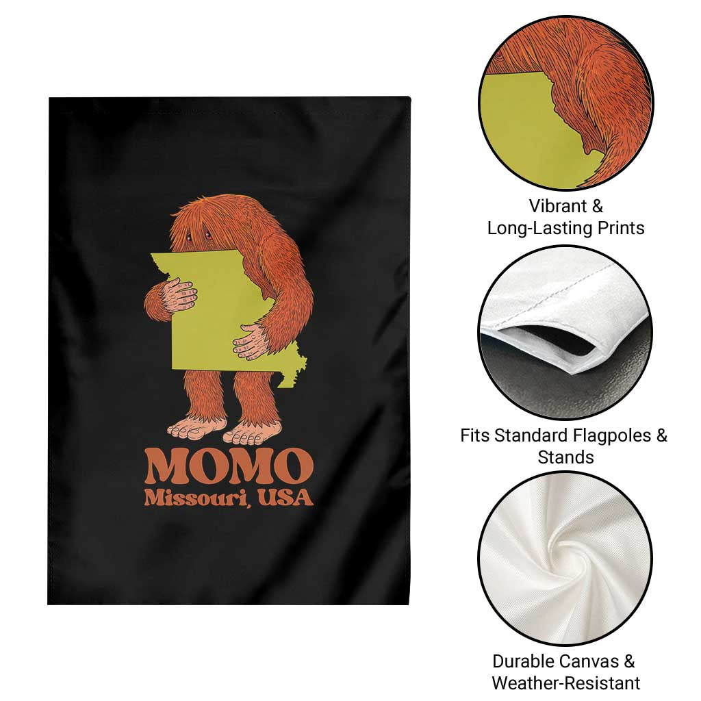 Missouri Cryptid Local Legend Garden Flag Momo The Monster Lover Graphic TS12 Print Your Wear