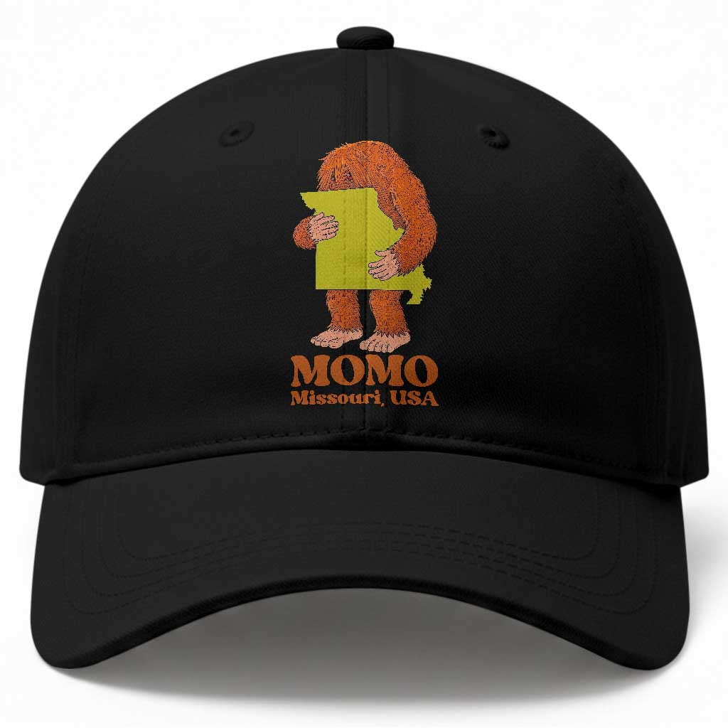 Missouri Cryptid Local Legend Baseball Cap Momo The Monster Lover Graphic TS12 Print Your Wear
