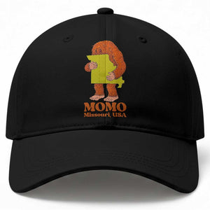 Missouri Cryptid Local Legend Baseball Cap Momo The Monster Lover Graphic TS12 Print Your Wear