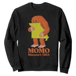 Missouri Cryptid Local Legend Sweatshirt Momo The Monster Lover Graphic TS12 Black Print Your Wear