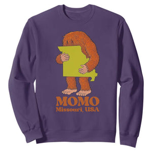 Missouri Cryptid Local Legend Sweatshirt Momo The Monster Lover Graphic TS12 Purple Print Your Wear