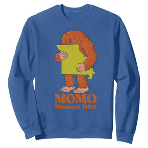 Missouri Cryptid Local Legend Sweatshirt Momo The Monster Lover Graphic TS12 Royal Blue Print Your Wear