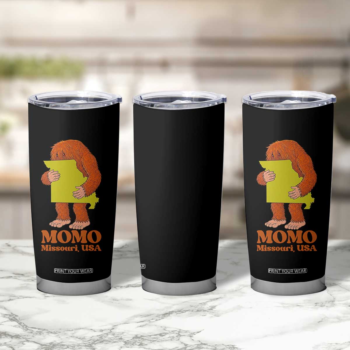 Missouri Cryptid Local Legend Tumbler Cup Momo The Monster Lover Graphic TS12 Print Your Wear