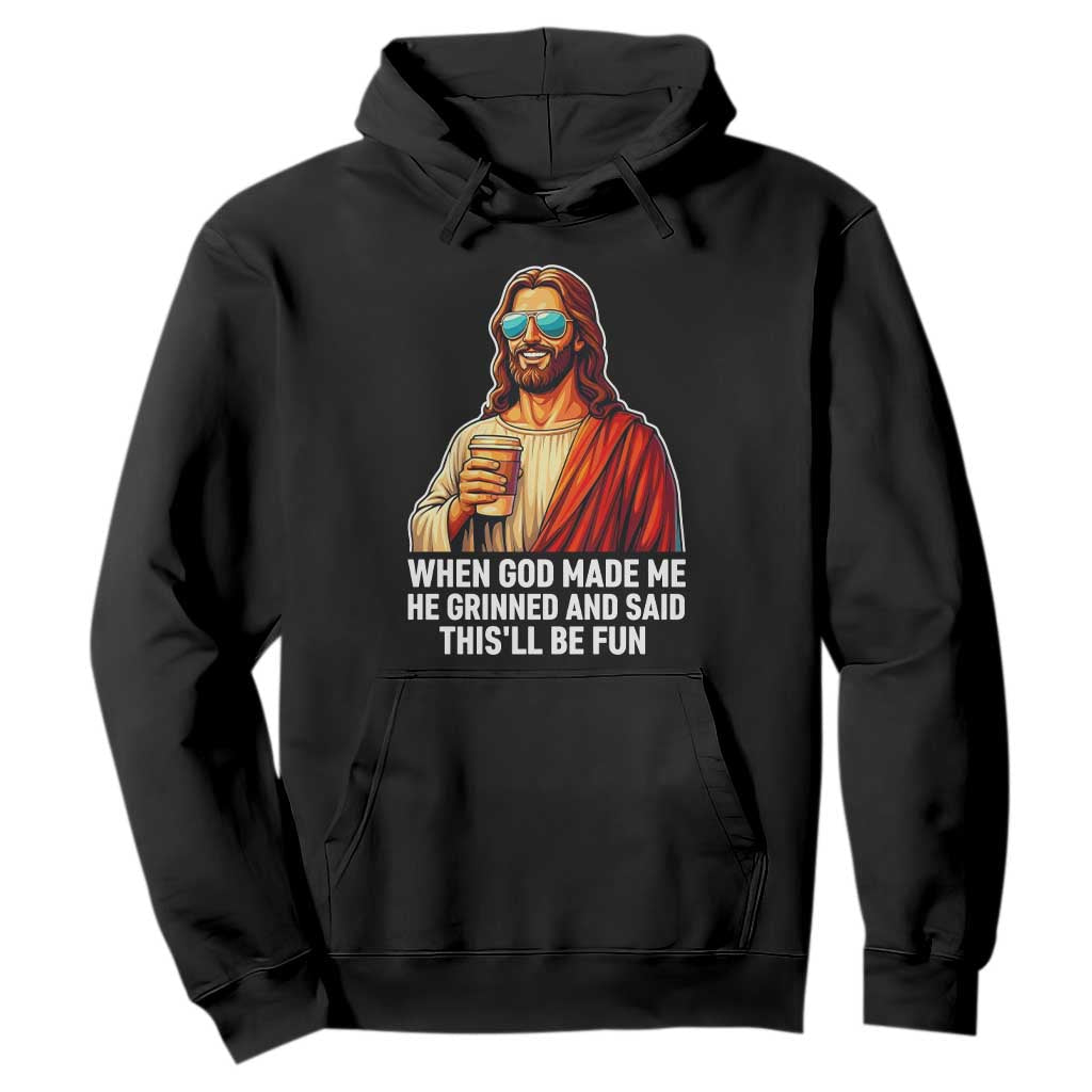 Funny Religious Jesus Hoodie Wait Im Goated TS12 Black Print Your Wear