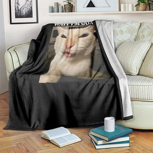 Funny Cat Meme Lover Throw Blanket TS12 Print Your Wear