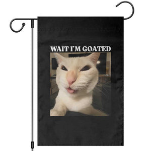 Funny Cat Meme Lover Garden Flag TS12 Black Print Your Wear