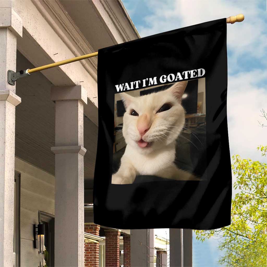 Funny Cat Meme Lover Garden Flag TS12 Print Your Wear
