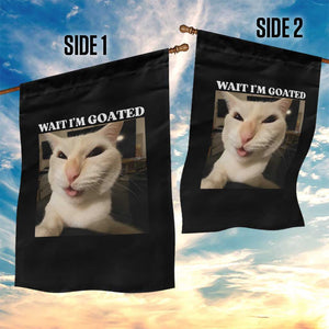Funny Cat Meme Lover Garden Flag TS12 Print Your Wear