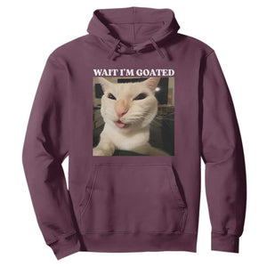 Funny Cat Meme Lover Hoodie TS12 Maroon Print Your Wear