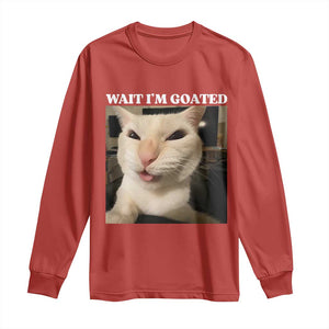 Funny Cat Meme Lover Long Sleeve Shirt TS12 Red Print Your Wear