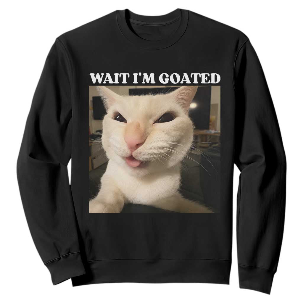 Funny Cat Meme Lover Sweatshirt TS12 Black Print Your Wear