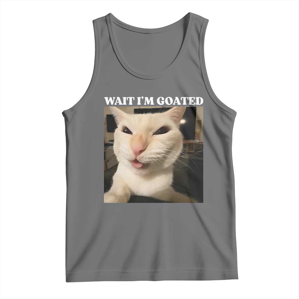 Funny Cat Meme Lover Tank Top TS12 Black Heather Print Your Wear