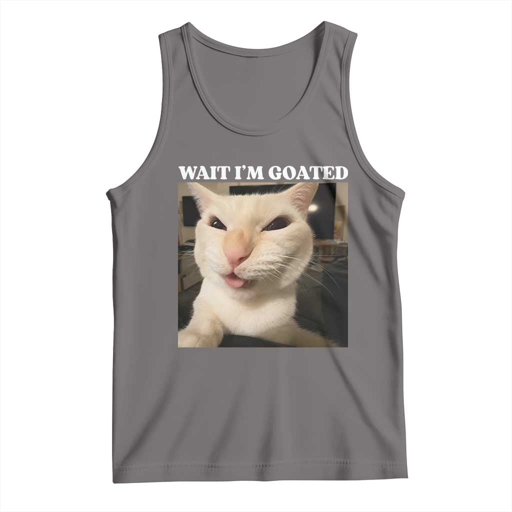 Funny Cat Meme Lover Tank Top TS12 Deep Heather Print Your Wear