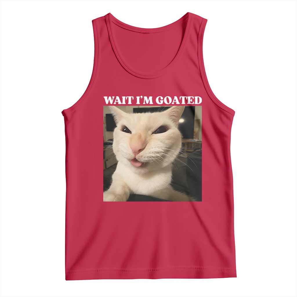 Funny Cat Meme Lover Tank Top TS12 Red Print Your Wear