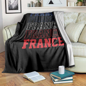 France Pride French Flag Patriotic Supporter Throw Blanket TS12 Print Your Wear