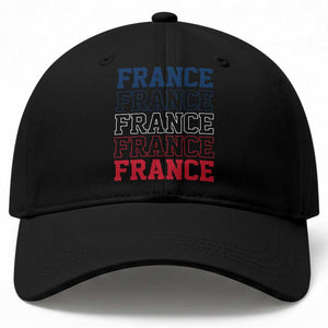 France Pride French Flag Patriotic Supporter Baseball Cap TS12 Print Your Wear