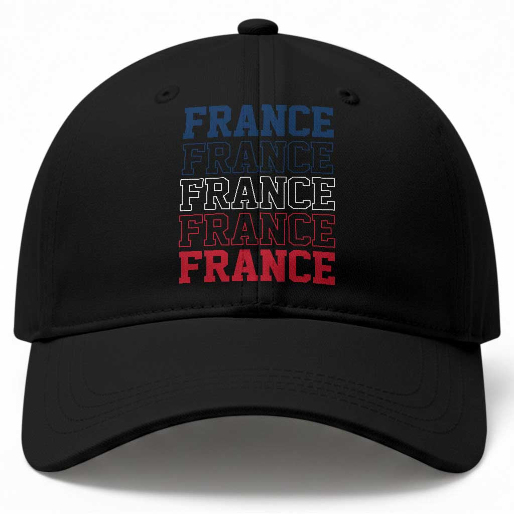 France Pride French Flag Patriotic Supporter Baseball Cap TS12 Print Your Wear