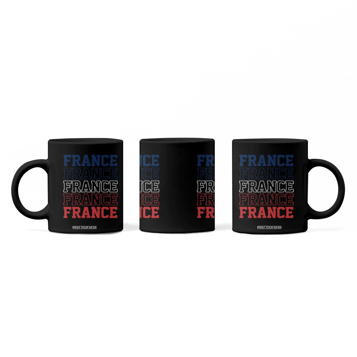 France Pride French Flag Patriotic Supporter Coffee Mug TS12 Print Your Wear