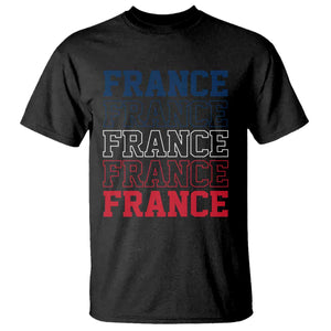 France Pride French Flag Patriotic Supporter T Shirt TS12 Black Print Your Wear