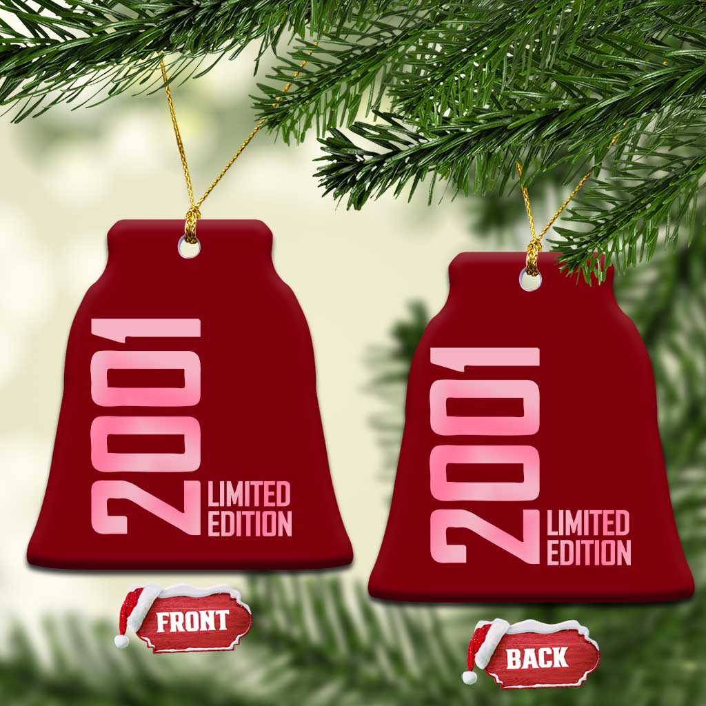 Vintage 25th Birthday Limited Edition 2001 Gift Ceramic Ornament TS12 Print Your Wear