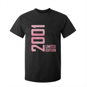 Vintage 25th Birthday Limited Edition 2001 Gift T Shirt For Kid TS12 Black Print Your Wear