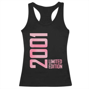 Vintage 25th Birthday Limited Edition 2001 Gift Racerback Tank Top TS12 Black Print Your Wear