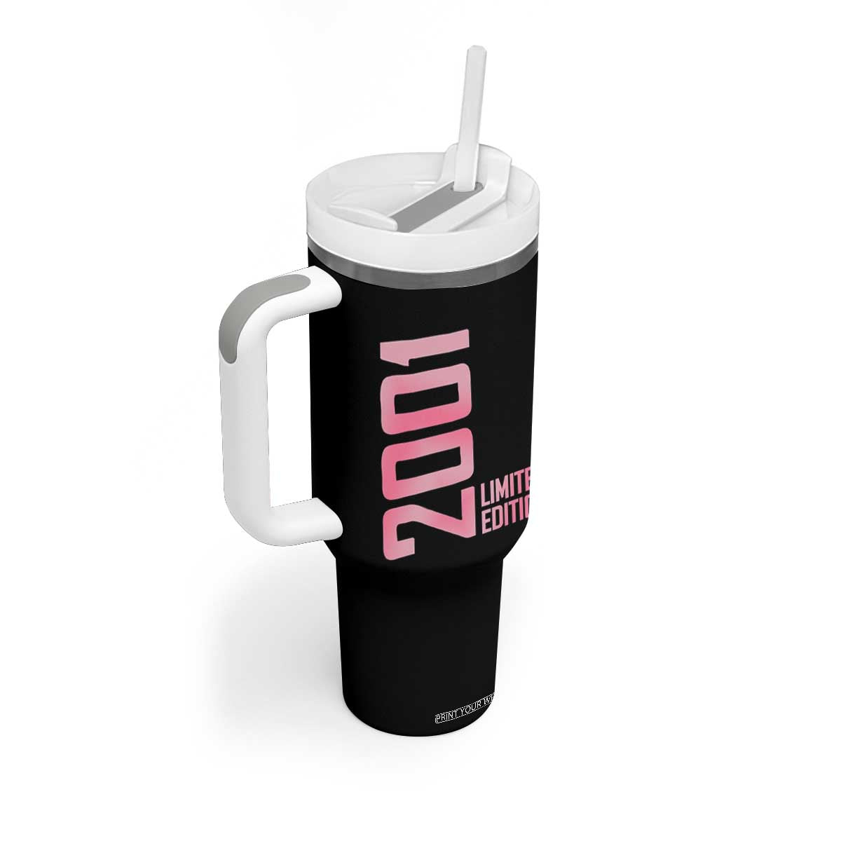 Vintage 25th Birthday Limited Edition 2001 Gift Tumbler With Handle TS12 Print Your Wear