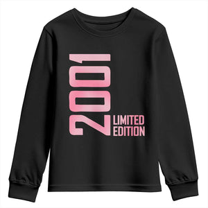 Vintage 25th Birthday Limited Edition 2001 Gift Youth Sweatshirt TS12 Black Print Your Wear
