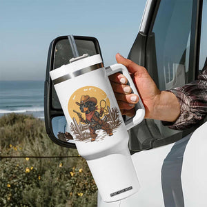 Funny Dachshund Cowboy Tumbler With Handle Western Wiener Dog TS12 Print Your Wear