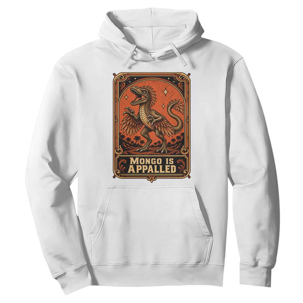 Raptor Dinosaur Lover Hoodie Fantasy Reader Tarot Card Gift