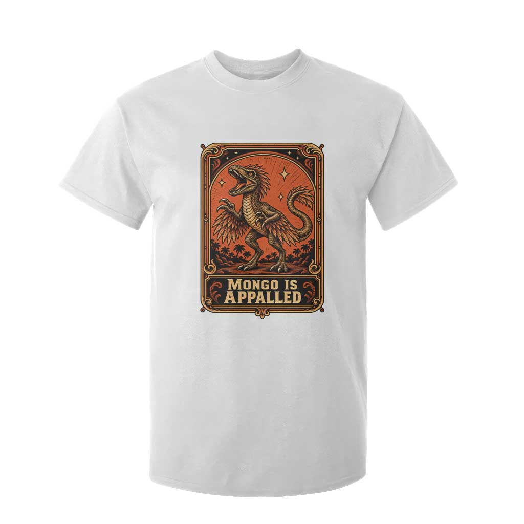 Raptor Dinosaur Lover T Shirt For Kid Fantasy Reader Tarot Card Gift
