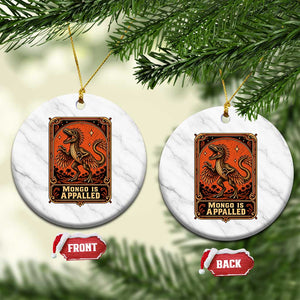 Raptor Dinosaur Lover Ceramic Ornament Fantasy Reader Tarot Card Gift