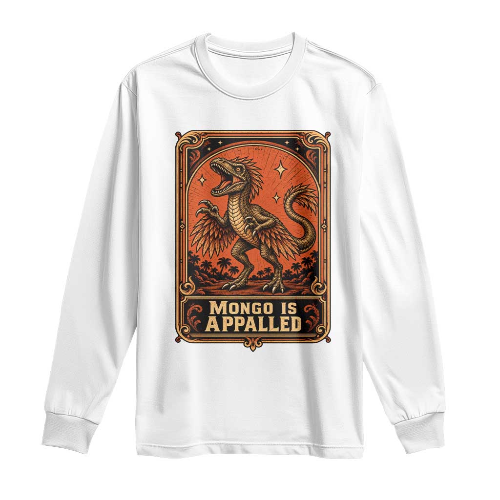 Raptor Dinosaur Lover Long Sleeve Shirt Fantasy Reader Tarot Card Gift