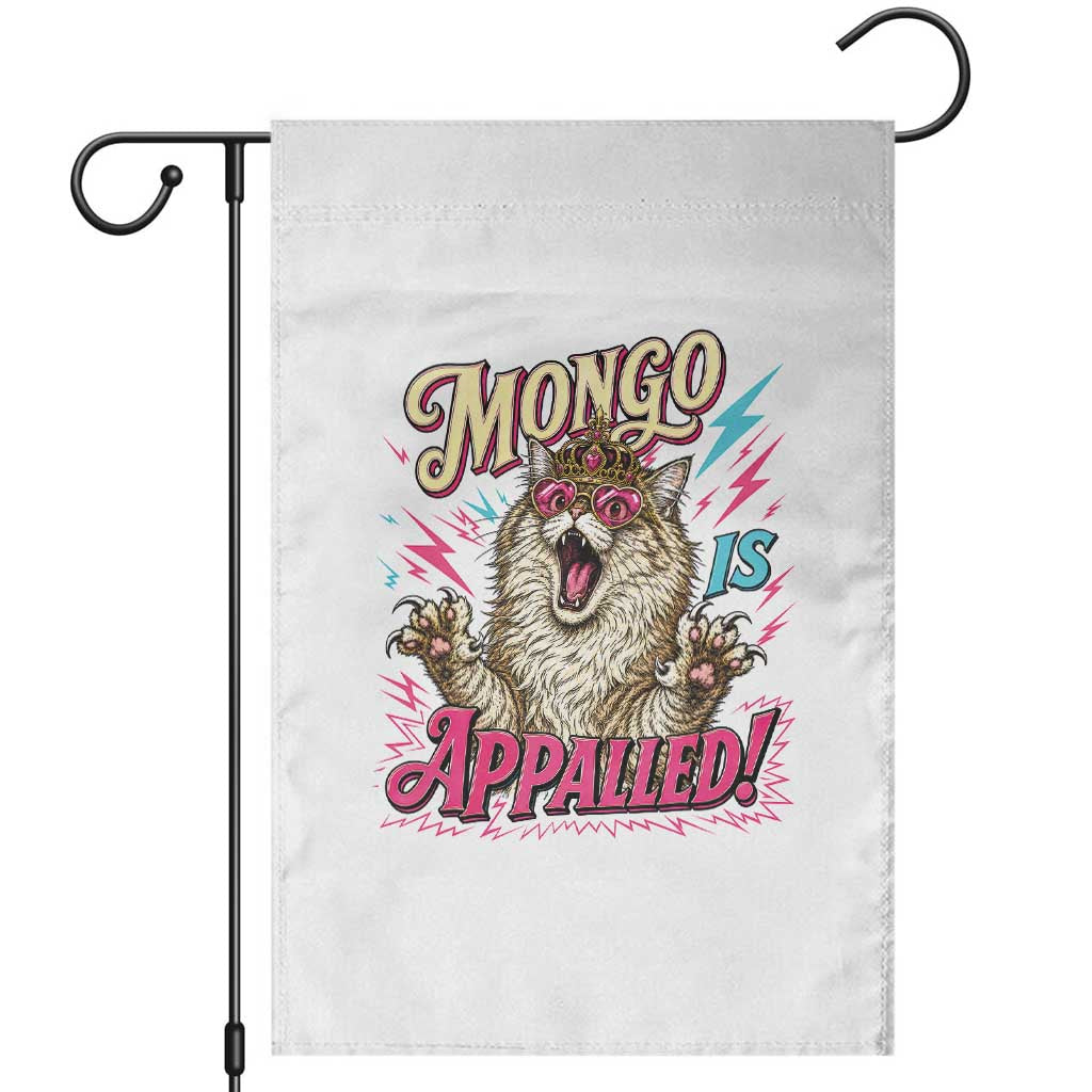 Funny Mongo Is Appalled Angry Princess Cat Garden Flag Sci Fi Book Lover Geeky Gift