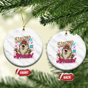 Funny Mongo Is Appalled Angry Princess Cat Ceramic Ornament Sci Fi Book Lover Geeky Gift