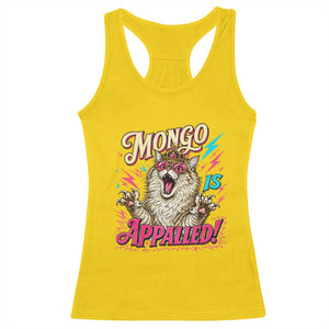 Funny Mongo Is Appalled Angry Princess Cat Racerback Tank Top Sci Fi Book Lover Geeky Gift