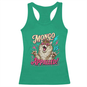 Funny Mongo Is Appalled Angry Princess Cat Racerback Tank Top Sci Fi Book Lover Geeky Gift