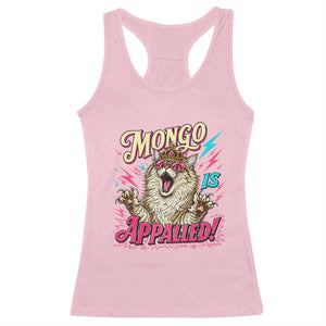 Funny Mongo Is Appalled Angry Princess Cat Racerback Tank Top Sci Fi Book Lover Geeky Gift