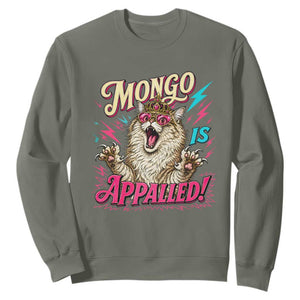 Funny Mongo Is Appalled Angry Princess Cat Sweatshirt Sci Fi Book Lover Geeky Gift
