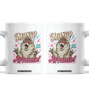 Funny Mongo Is Appalled Angry Princess Cat Coffee Mug Sci Fi Book Lover Geeky Gift