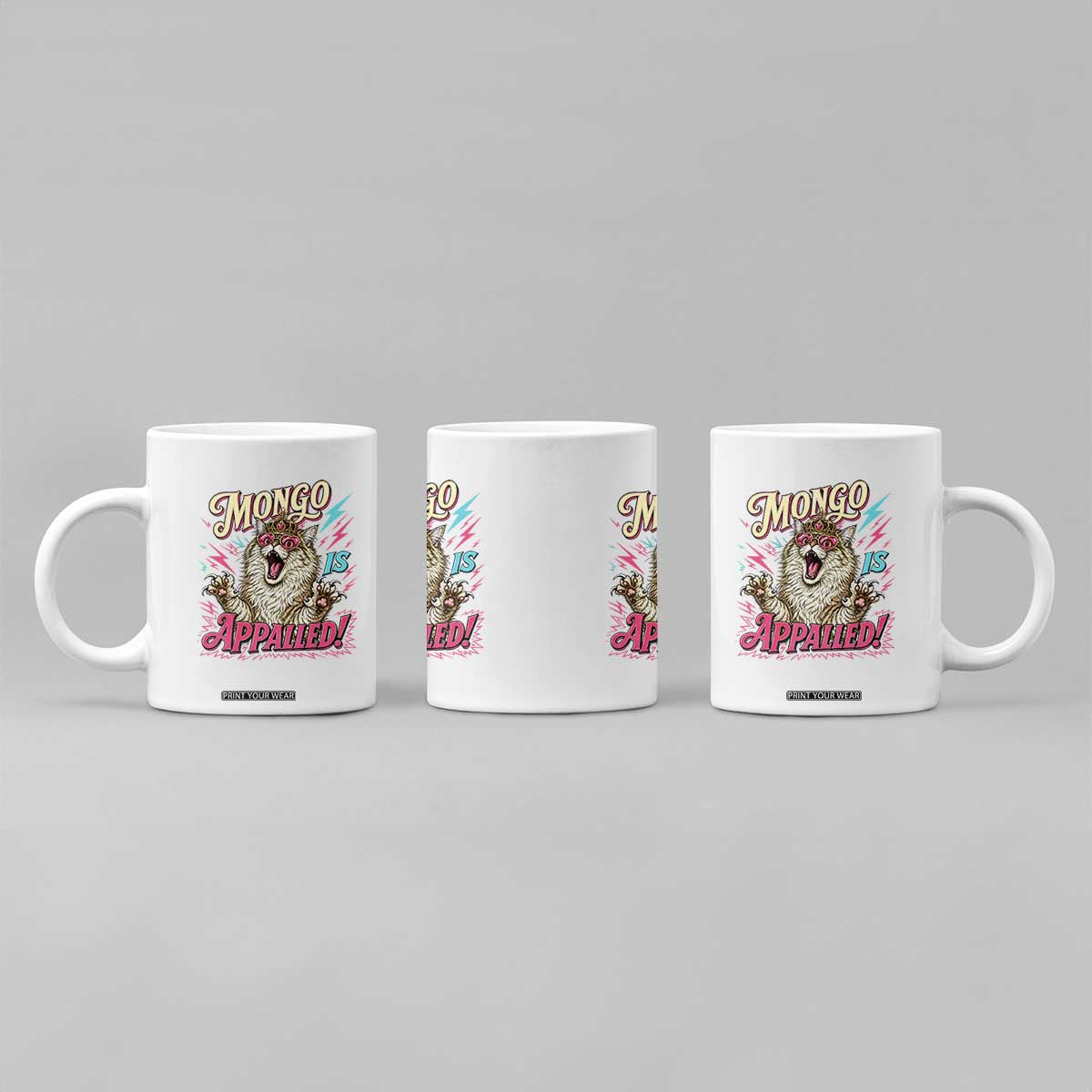 Funny Mongo Is Appalled Angry Princess Cat Coffee Mug Sci Fi Book Lover Geeky Gift