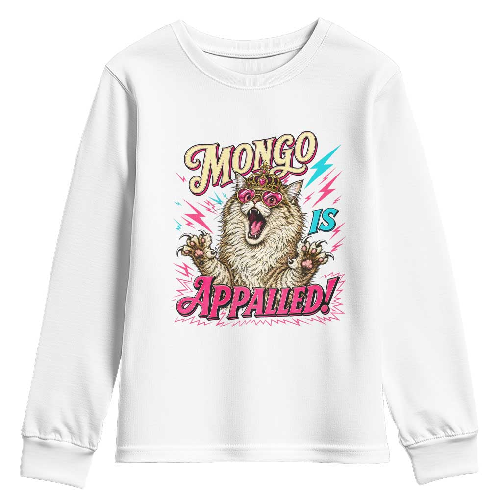 Funny Mongo Is Appalled Angry Princess Cat Youth Sweatshirt Sci Fi Book Lover Geeky Gift