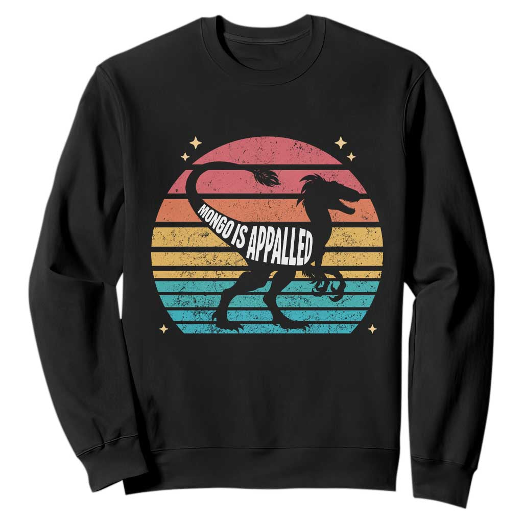 Vintage Retro Raptor Dinosaur Sweatshirt Sci Fi Book Lover Gift