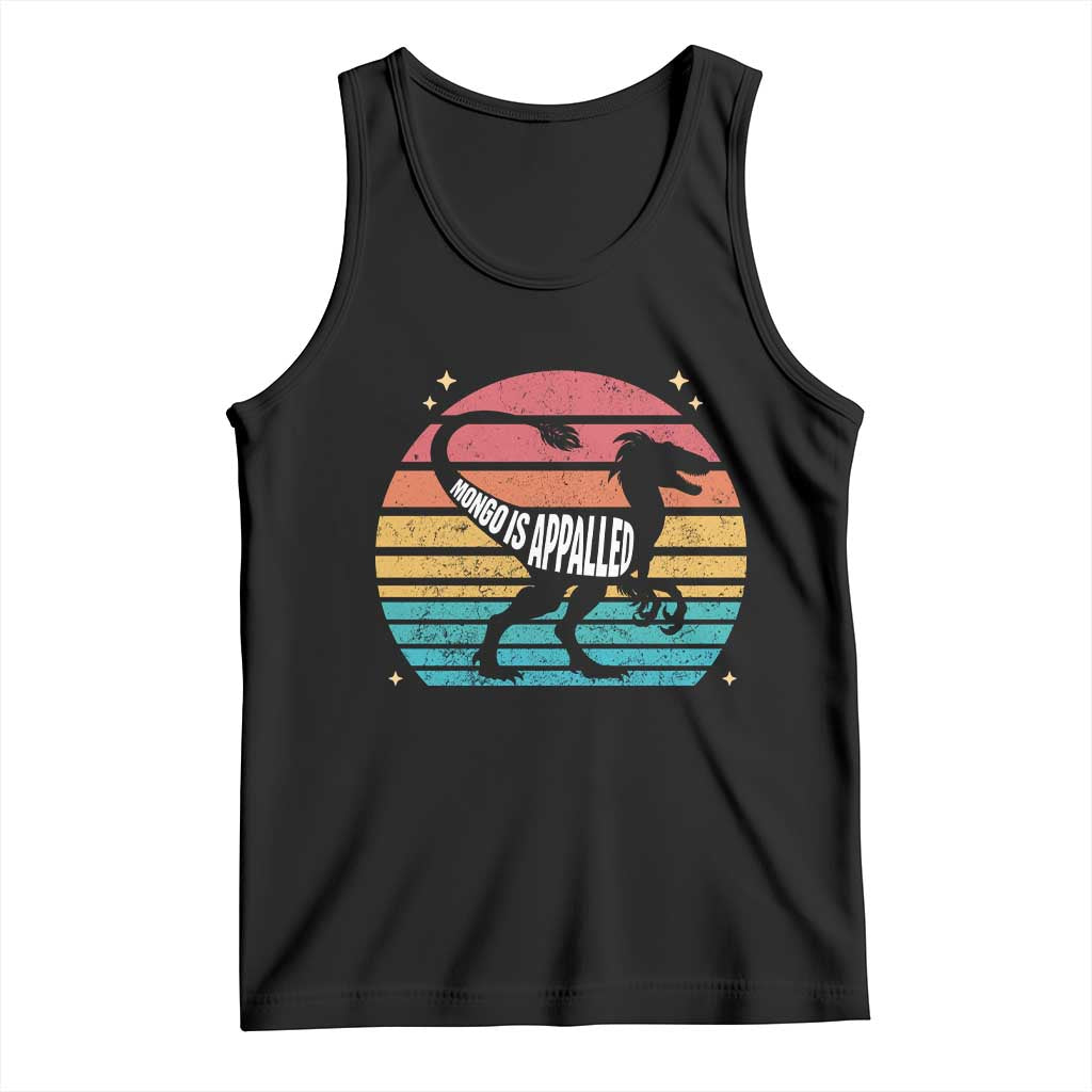 Vintage Retro Raptor Dinosaur Tank Top Sci Fi Book Lover Gift