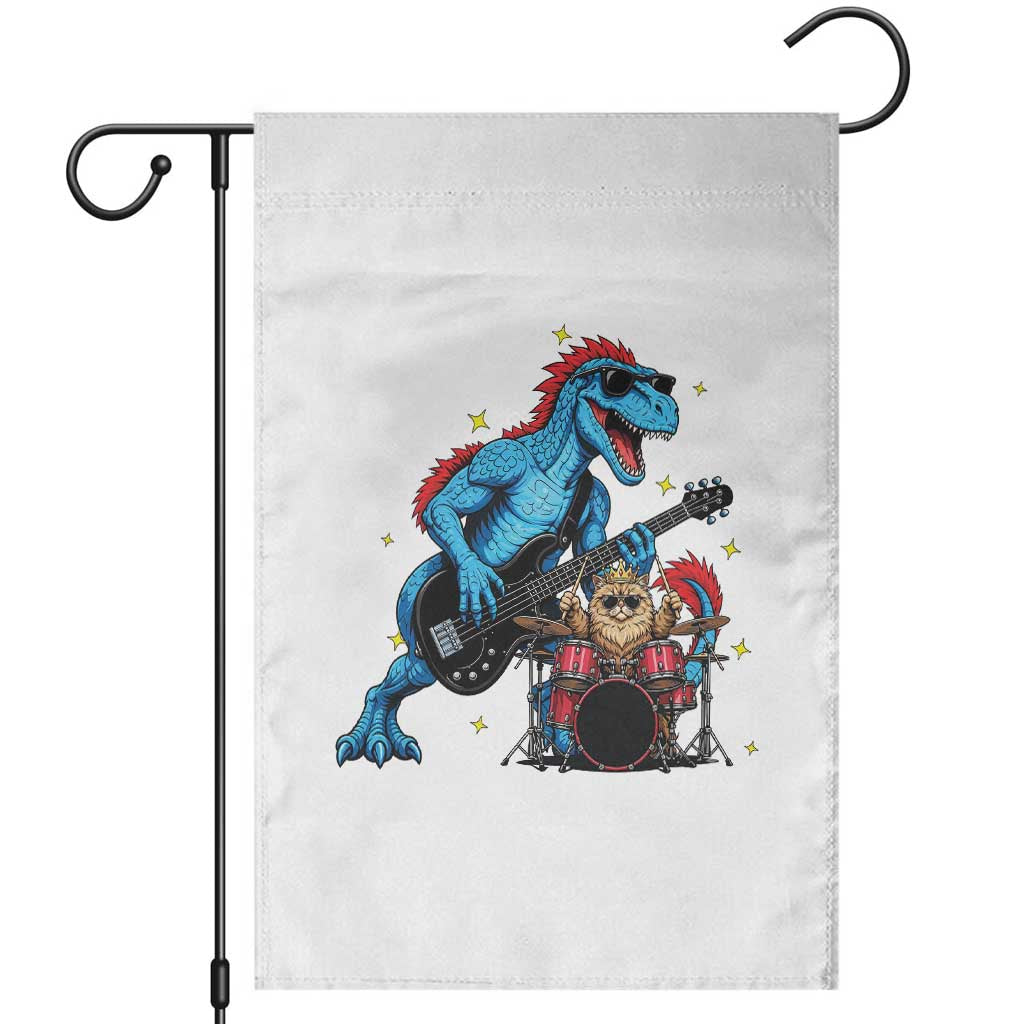 Funny Rock Band Princess Cat Garden Flag Dinosaur Bassist Sci Fi Reader Gift