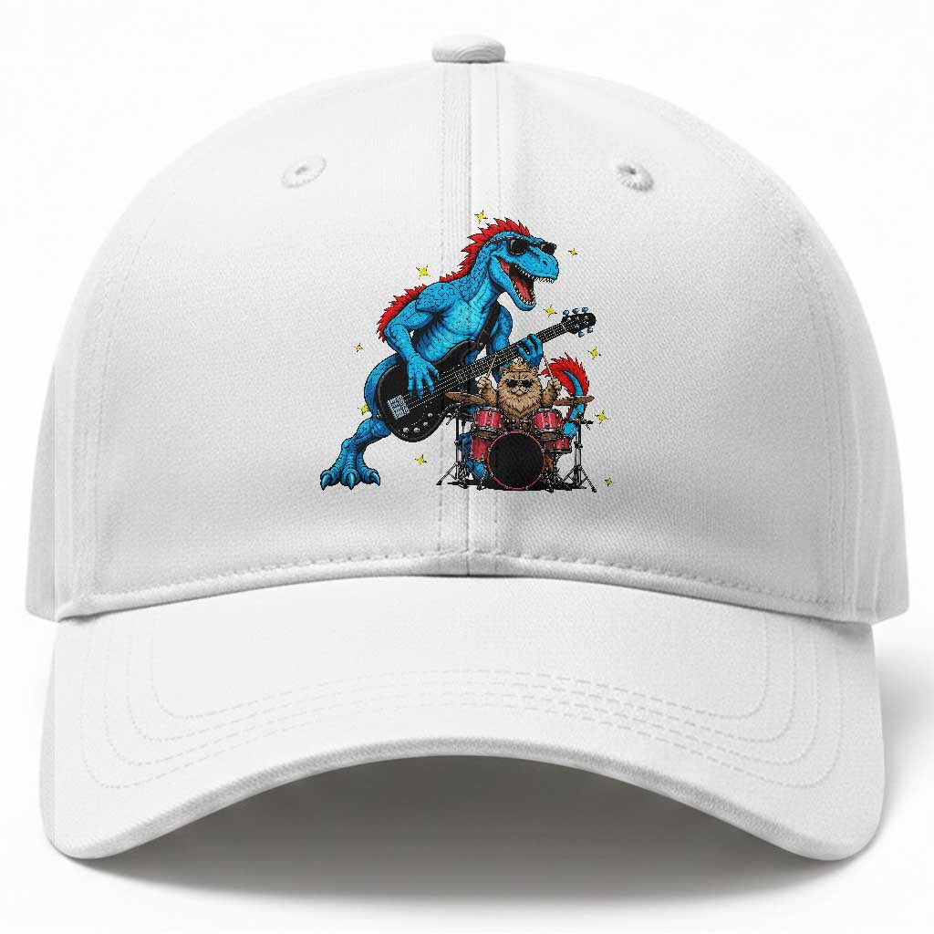 Funny Rock Band Princess Cat Baseball Cap Dinosaur Bassist Sci Fi Reader Gift