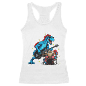 Funny Rock Band Princess Cat Racerback Tank Top Dinosaur Bassist Sci Fi Reader Gift