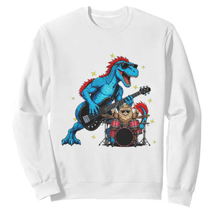 Funny Rock Band Princess Cat Sweatshirt Dinosaur Bassist Sci Fi Reader Gift