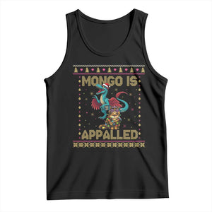 Mongo Is Appalled Princess Cat And Raptor Tank Top Ugly Christmas Sweater Holiday Gift
